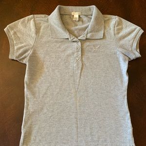 Grey C’est Toi polo shirt - girls/teen